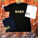 تیشرت سایز بزرگ مردانه یقه گرد طرح NASA - کد ۱۳۱