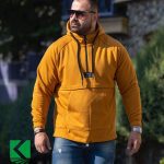 هودی سایز بزرگ برشکا بغل زیپ - کد 117