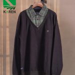 بلوز سلانیک دو یقه سایز بزرگ - کد 274