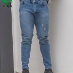 شلوار جین سایز بزرگ پارچه ترک - کد 158