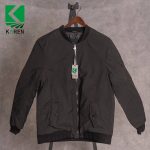 کاپشن خلبانی سایز بزرگ مشکی - کد ۱۳۱