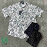 پیراهن سایز بزرگ طرح هاوایی- کد 315