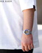 تیشرت سایز بزرگ بیسیک آستین سه ربع - کد 763