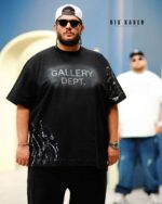 تیشرت سایز بزرگ رنگ پاشی Gallery dept- کد 764