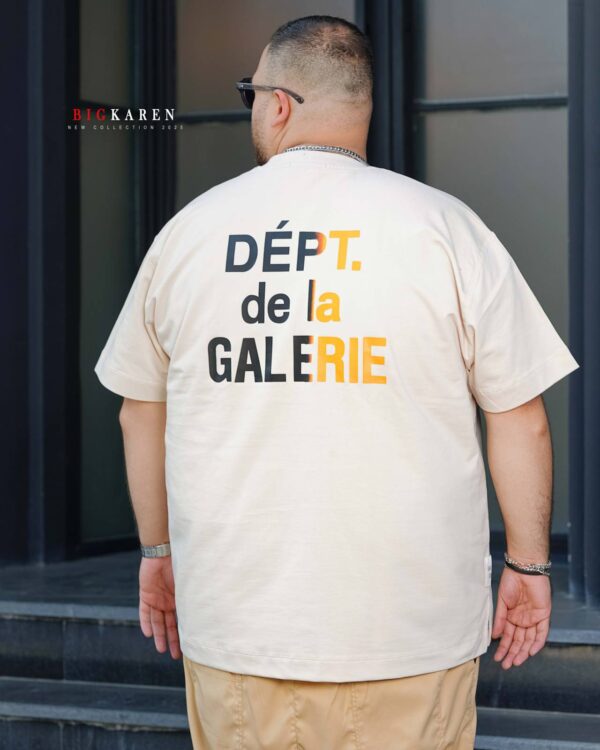 تیشرت سایز بزرگ چاپیGALLERY DEPT - کد 774