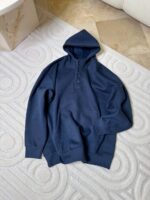 هودی سایز بزرگ بیسیک دکمه دار- کد 129