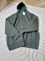 هودی سایز بزرگ بیسیک دکمه دار- کد 129