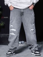 شلوار سایز بزرگ جین بگ استایل - کد 233