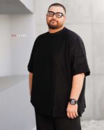 دورس سایز بزرگ کثیف دوزی کجراه - کد 164