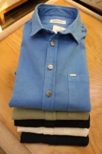 پیراهن سایز بزرگ کتان گذم بالا خام شور- کد 326