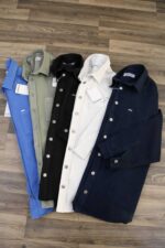 پیراهن سایز بزرگ کتان گذم بالا خام شور- کد 326