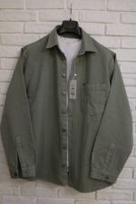 پیراهن سایز بزرگ کتان گذم بالا خام شور- کد 326