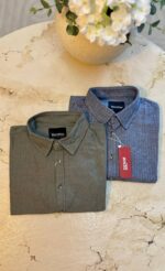 پیراهن سایز بزرگ پشمی پارچه جناقی- کد 328