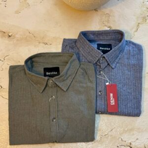 پیراهن سایز بزرگ پشمی پارچه جناقی- کد 328