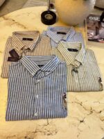 پیراهن سایز بزرگ راه راه Polo- کد 329