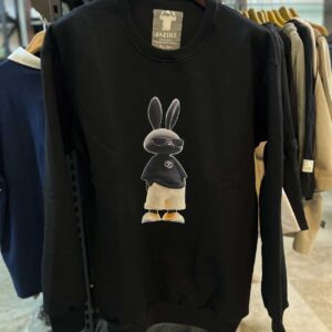 دورس سایز بزرگ مشکی یقه گرد- کد 166