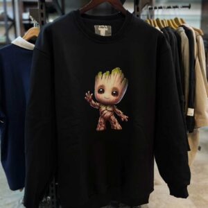 دورس سایز بزرگ مشکی یقه گرد- کد 168