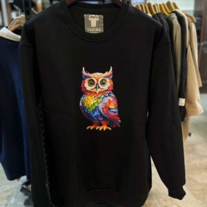 دورس سایز بزرگ مشکی یقه گرد- کد 175