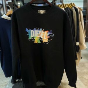 دورس سایز بزرگ مشکی یقه گرد- کد 174