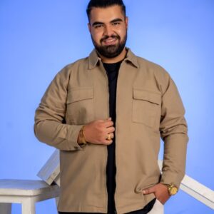 سویشرت سایز بزرگ کتان دوجیب BERESHKA- کد 724
