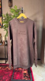 دورس سایز بزرگ یقه گرد تمام چاپ وگلدوزی - کد 180