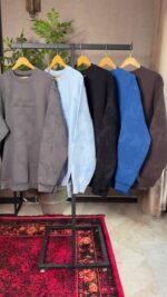 دورس سایز بزرگ یقه گرد تمام چاپ وگلدوزی - کد 180