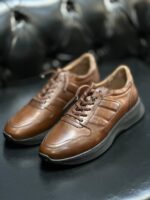 کفش کتونی سایز تمام چرم- کد 156