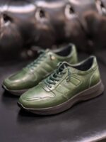 کفش کتونی سایز تمام چرم- کد 156