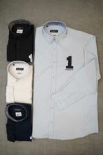 پیراهن سایز بزرگ پارچه کتان کجراه - کد 330