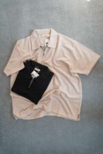 پلوشرت نیم زیپ مراکشی- کد 782