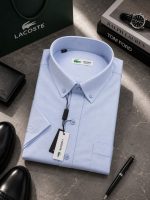 پیراهن سایز بزرگ ساده تک‌جیب - کد 345